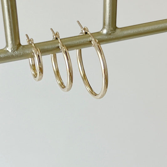 Sunset Hoop Earrings - 14K Gold Filled