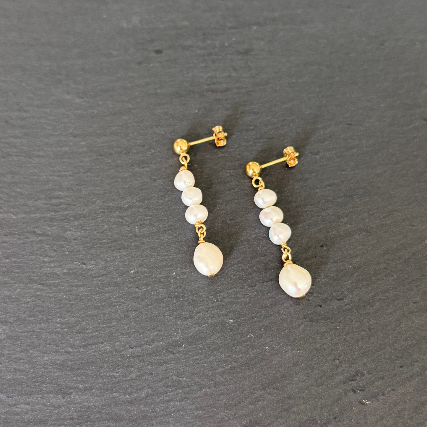 Essence of Pearl Studs - 14K Gold Filled