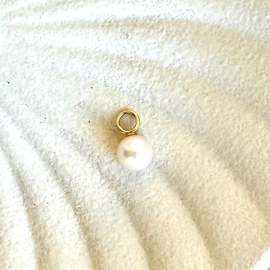 Pearl Charm - 14K SOLID GOLD