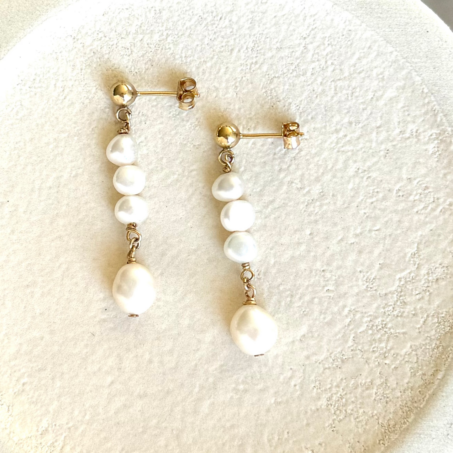 Essence of Pearl Studs - 14K Gold Filled