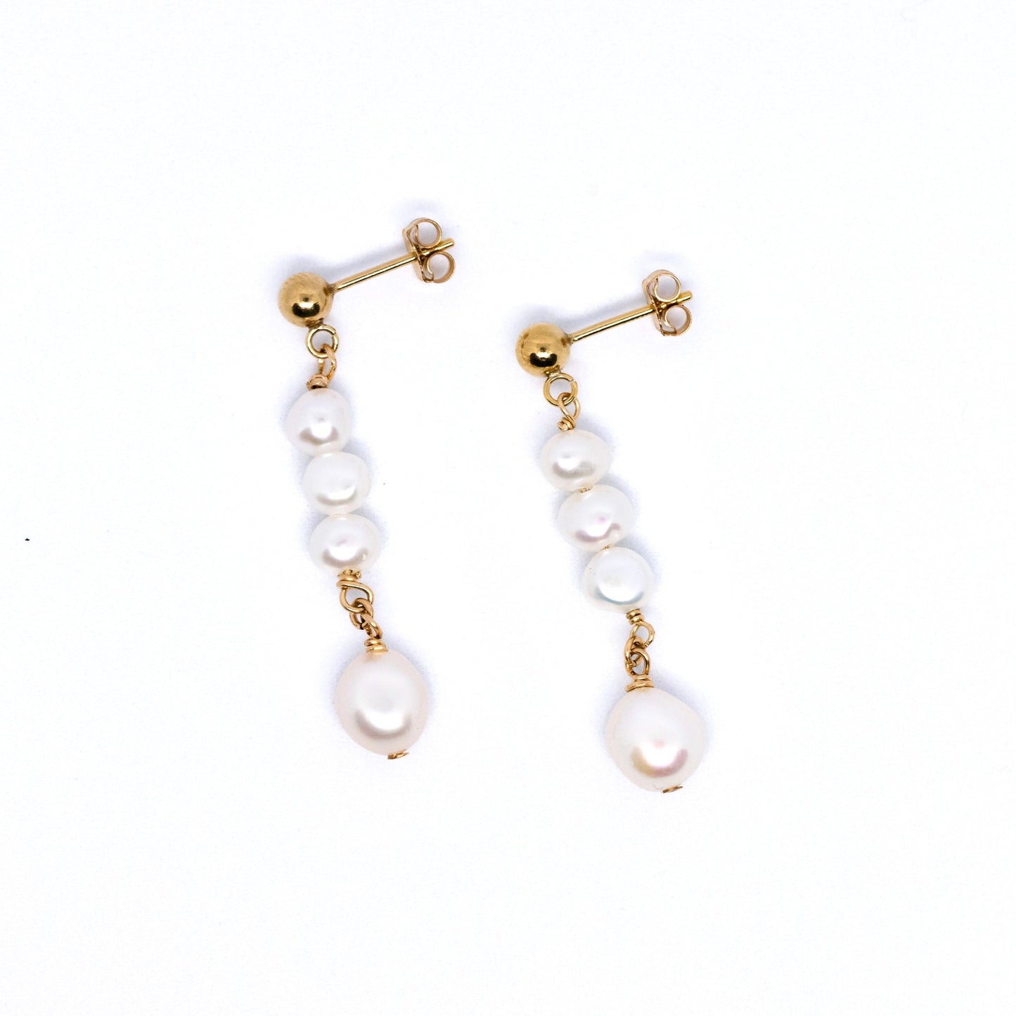 Essence of Pearl Studs - 14K Gold Filled