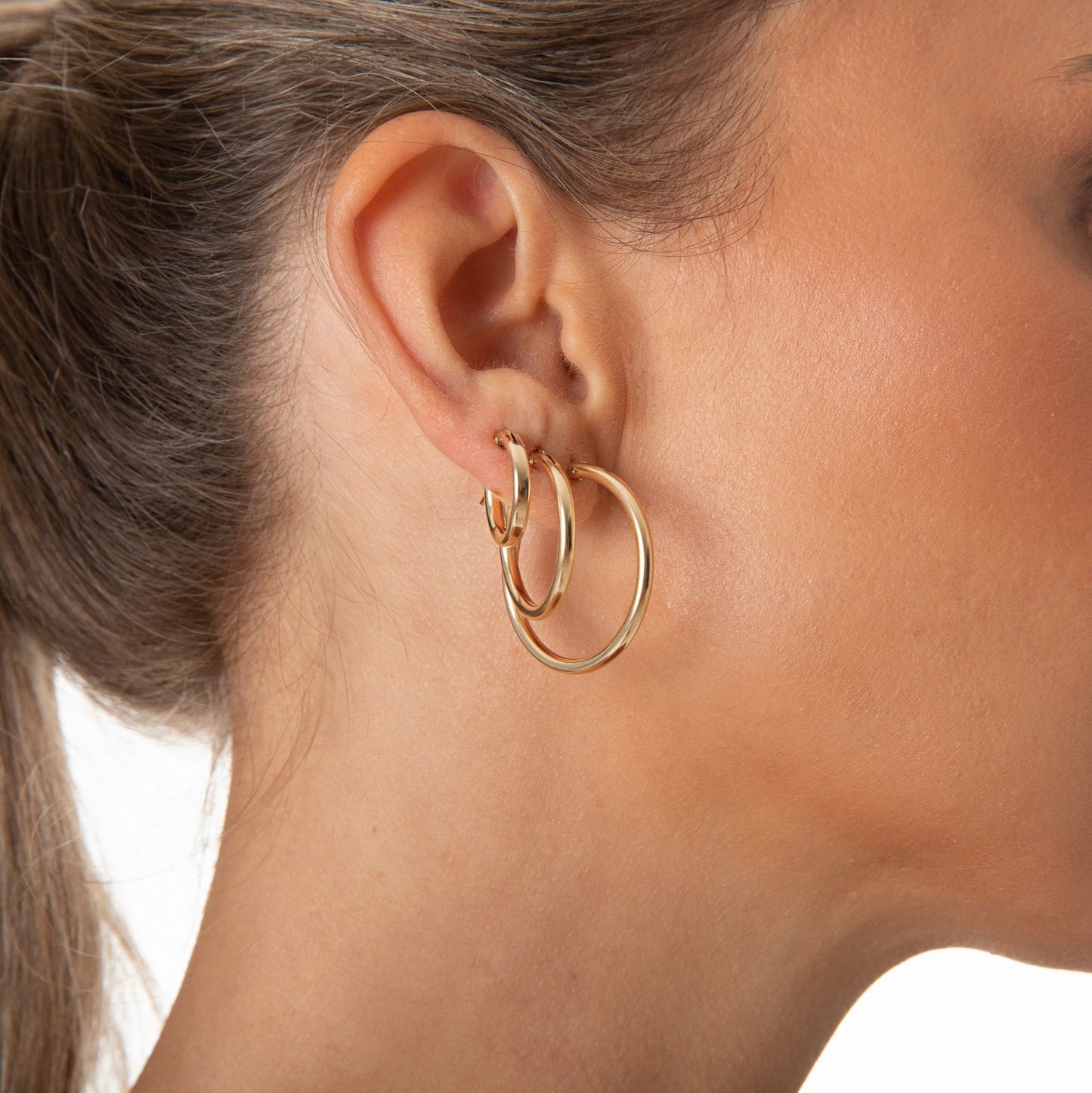 Sunset Hoop Earrings - 14K Gold Filled