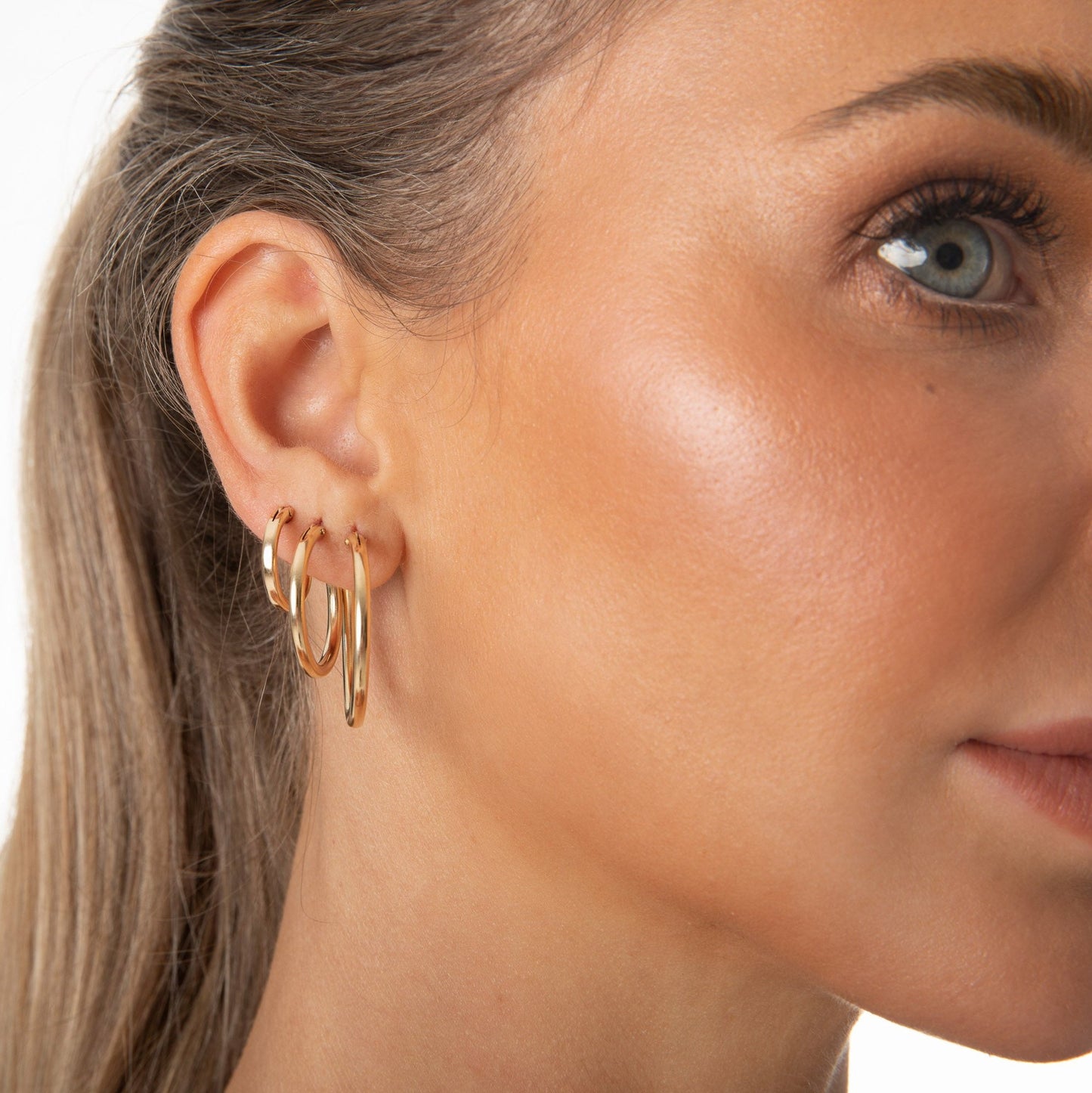 Sunset Hoop Earrings - 14K Gold Filled