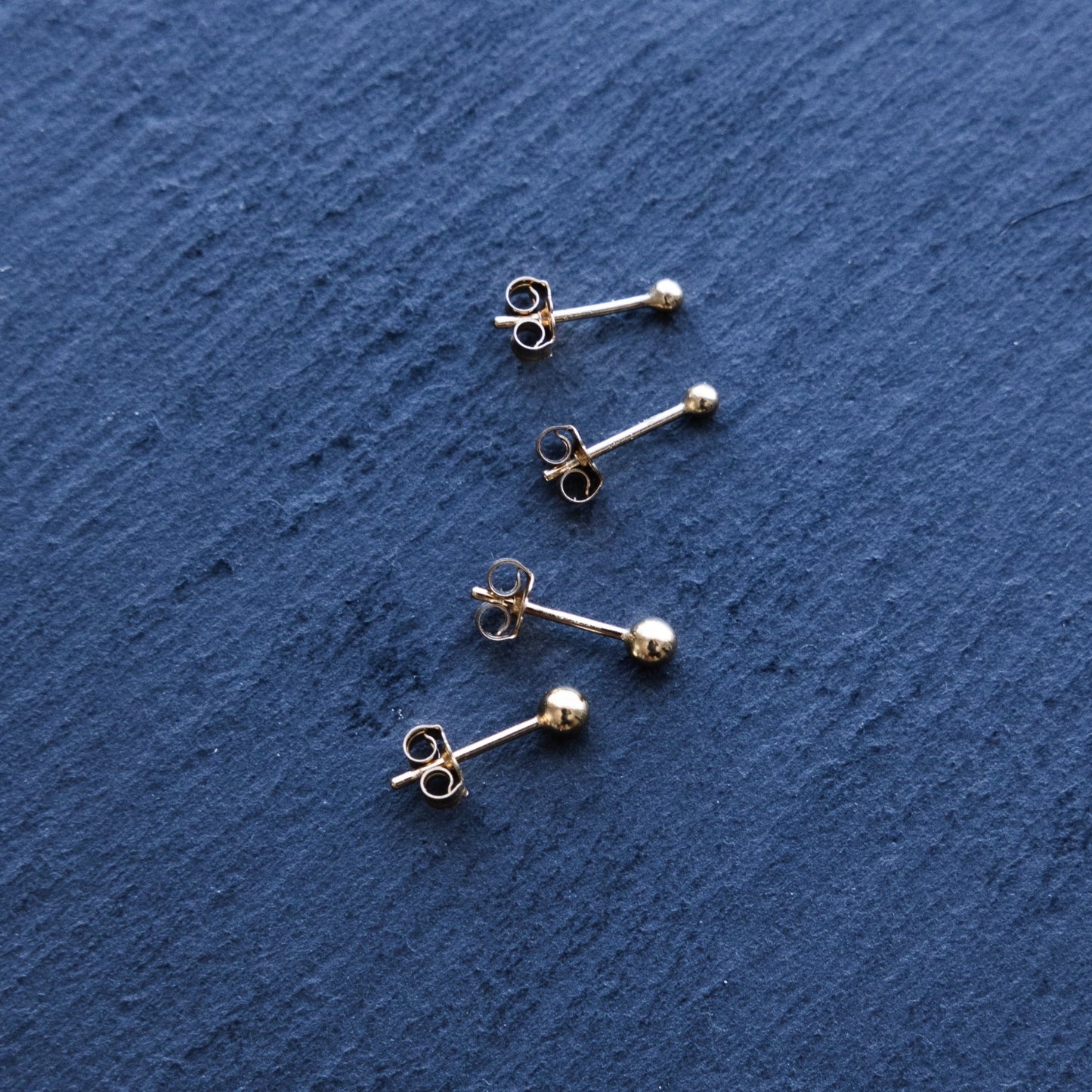 Sun Stud Earrings - 14K Gold Filled