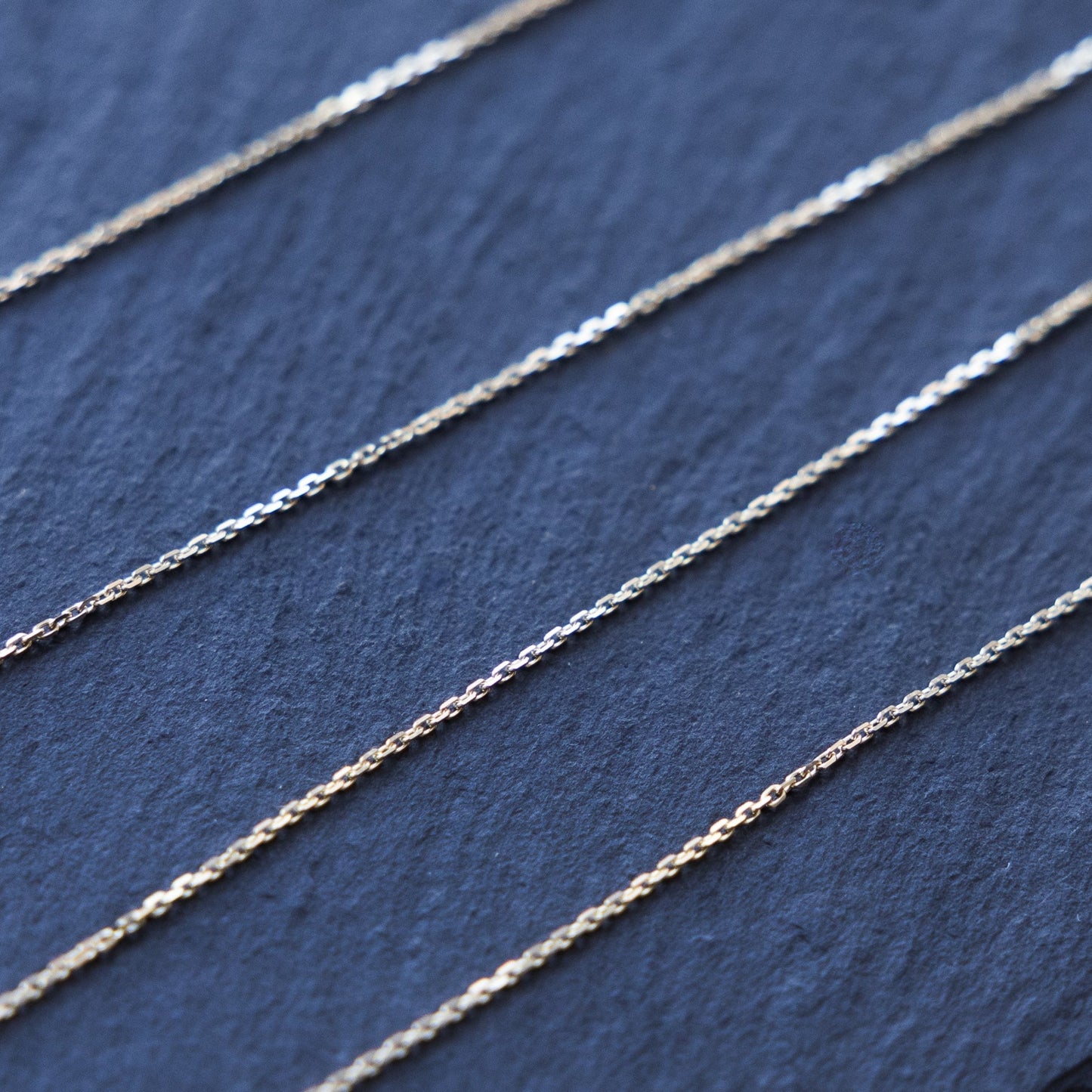 Classic Cable Chain Necklace - 14K SOLID GOLD