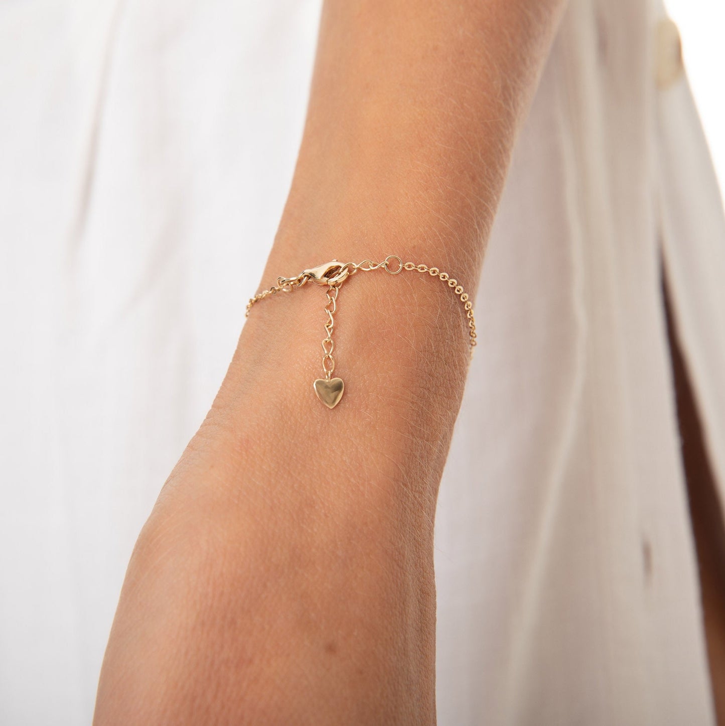 Elegant M Bracelet - 14K SOLID GOLD