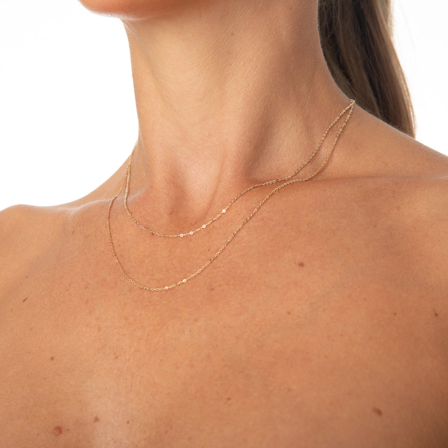 Elegant O Chain - 14K SOLID GOLD