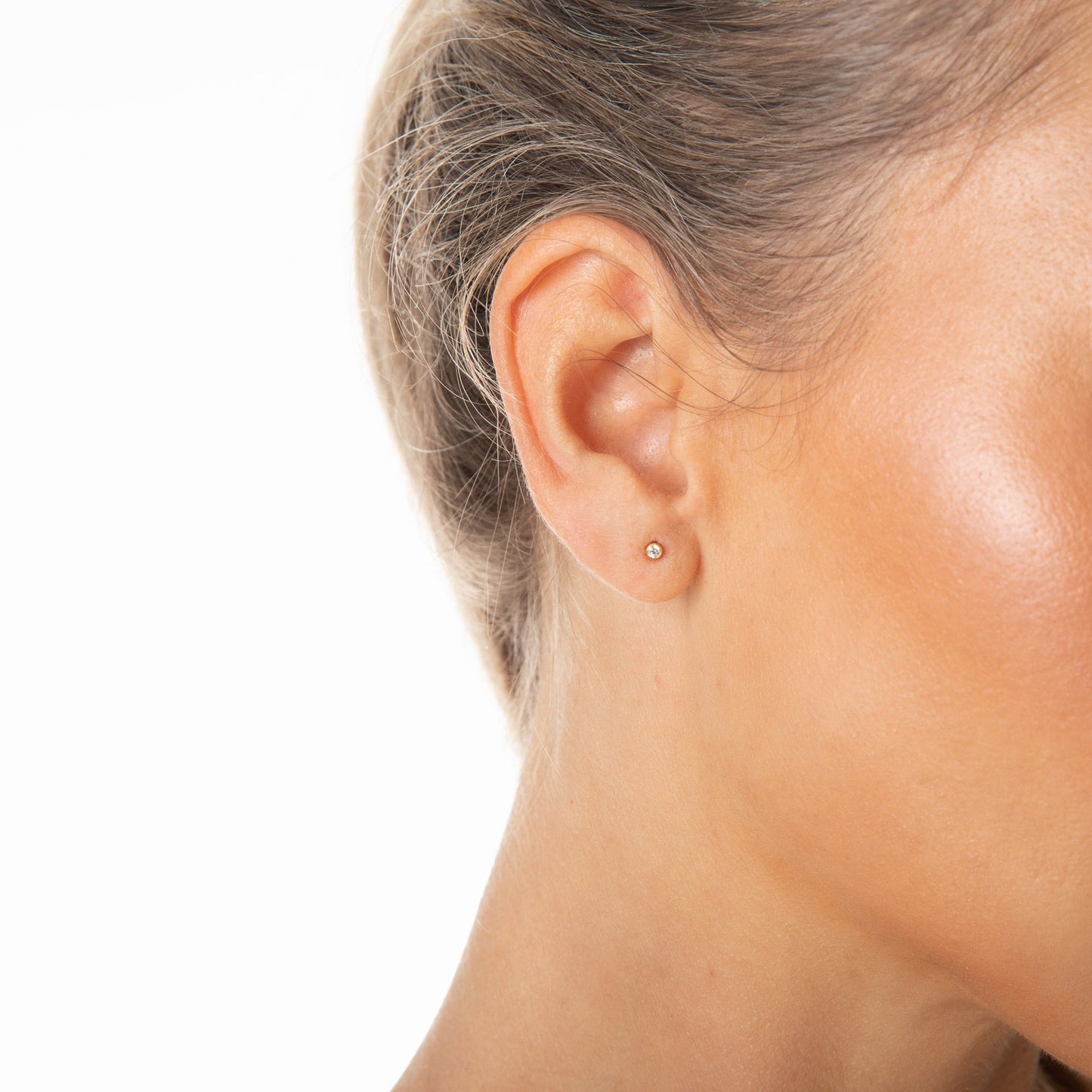 CZ Studs 2mm